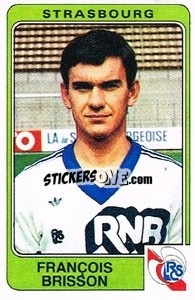 Sticker Francois Brisson - Football France 1985-1986 n. 300 - Panini