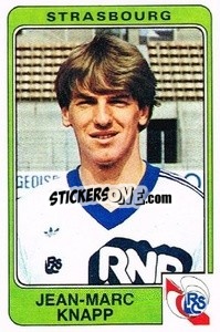Sticker Jean-Marc Knapp - Football France 1985-1986 n. 301 - Panini