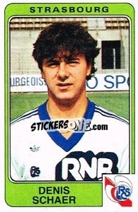 Sticker Denis Schaer - Football France 1985-1986 n. 302 - Panini