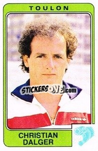 Sticker Christian Dalger - Football France 1985-1986 n. 303 - Panini