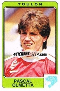 Sticker Pascal Olmetta - Football France 1985-1986 n. 304 - Panini