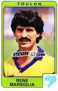 Sticker Rene Marsiglia - Football France 1985-1986 n. 305 - Panini