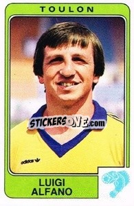 Sticker Luigi Alfano - Football France 1985-1986 n. 306 - Panini