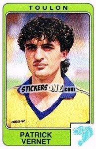 Sticker Patrick Vernet - Football France 1985-1986 n. 310 - Panini