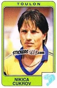 Sticker Nikica Cukrov - Football France 1985-1986 n. 311 - Panini