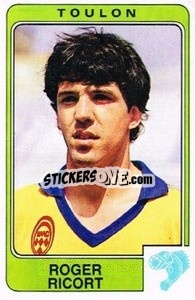 Sticker Roger Ricort - Football France 1985-1986 n. 312 - Panini