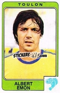 Sticker Albert Emon - Football France 1985-1986 n. 313 - Panini
