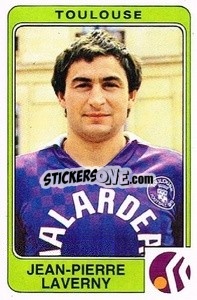 Sticker Jean-Pierre Laverny - Football France 1985-1986 n. 325 - Panini