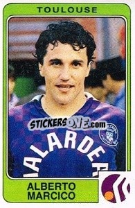 Sticker Alberto Marcico - Football France 1985-1986 n. 330 - Panini