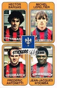 Cromo Hector Bargas / Michel Lepeltier / Frederic Antonetti / Jean-Jacques N'Domba