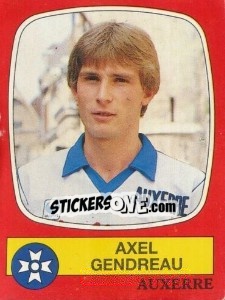Cromo Axel Gendreau - Football France 1986-1987 n. 4 - Panini