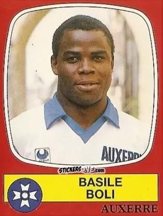 Figurina Basile Boli - Football France 1986-1987 n. 6 - Panini