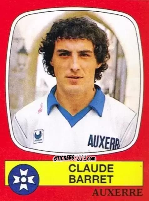 Figurina Claude Barret - Football France 1986-1987 n. 7 - Panini