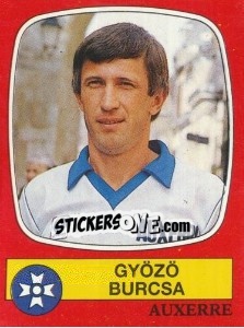 Sticker Gyozo Burcsa - Football France 1986-1987 n. 12 - Panini