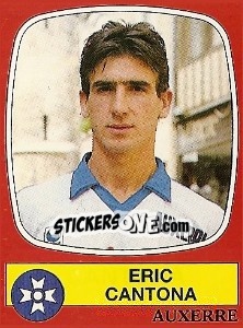 Sticker Eric Cantona - Football France 1986-1987 n. 14 - Panini