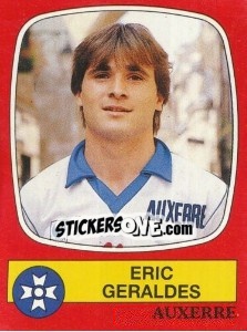 Sticker Eric Geraldes - Football France 1986-1987 n. 15 - Panini