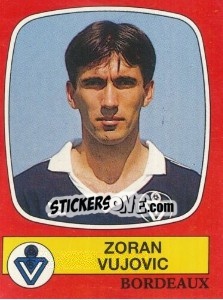 Sticker Zoran Vujovic - Football France 1986-1987 n. 23 - Panini