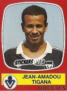 Sticker Jean-Amadou Tigana - Football France 1986-1987 n. 26 - Panini
