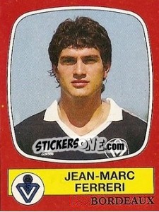 Cromo Jean-Marc Ferreri - Football France 1986-1987 n. 28 - Panini