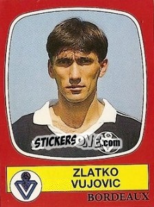 Sticker Zlatko Vujovic - Football France 1986-1987 n. 29 - Panini
