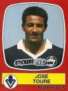 Sticker Jose Toure - Football France 1986-1987 n. 30 - Panini