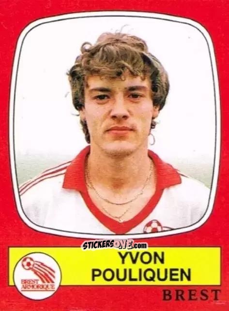 Sticker Yvon Pouliquen - Football France 1986-1987 n. 39 - Panini