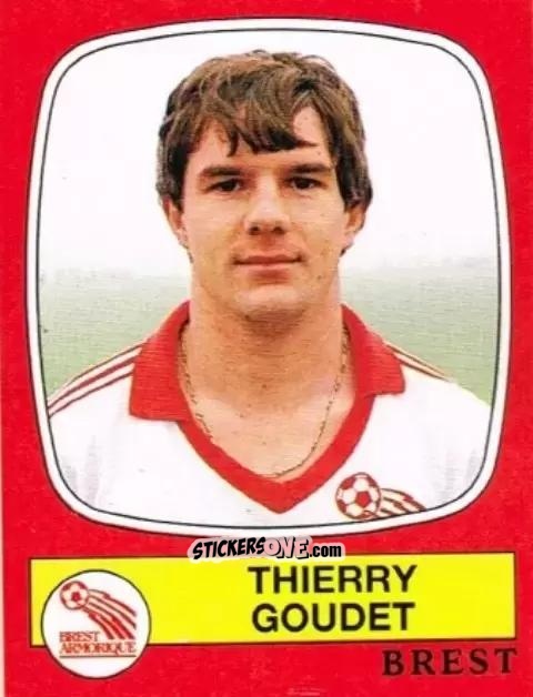 Sticker Thierry Goudet - Football France 1986-1987 n. 41 - Panini