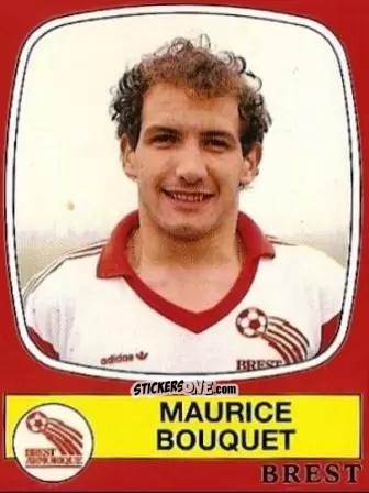 Sticker Maurice Bouquet - Football France 1986-1987 n. 42 - Panini
