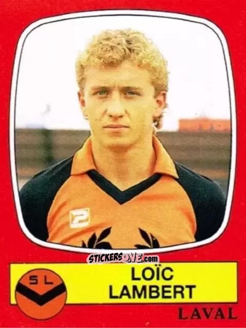 Sticker Loic Lambert - Football France 1986-1987 n. 60 - Panini