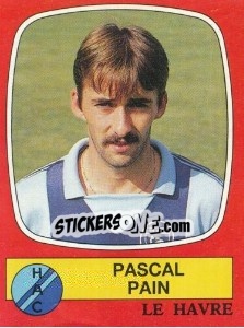 Figurina Pascal Pain - Football France 1986-1987 n. 77 - Panini