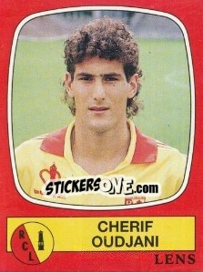 Sticker Cherif Oudjani - Football France 1986-1987 n. 96 - Panini