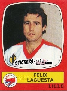 Sticker Felix Lacuesta - Football France 1986-1987 n. 106 - Panini