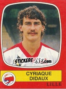 Figurina Cyriaque Didaux - Football France 1986-1987 n. 108 - Panini