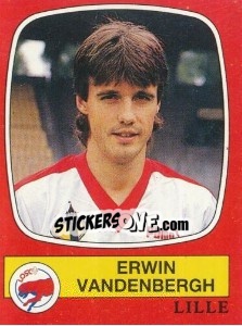 Sticker Erwin Vandenbergh - Football France 1986-1987 n. 110 - Panini