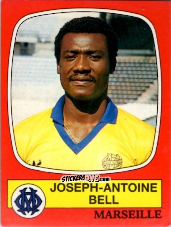 Sticker Joseph-Antoine Bell - Football France 1986-1987 n. 114 - Panini