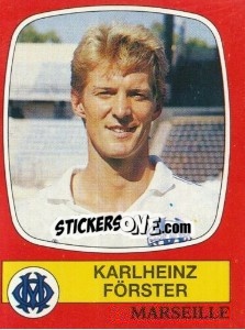 Sticker Karlheinz Forster - Football France 1986-1987 n. 116 - Panini
