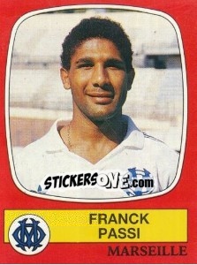 Sticker Franck Passi - Football France 1986-1987 n. 122 - Panini