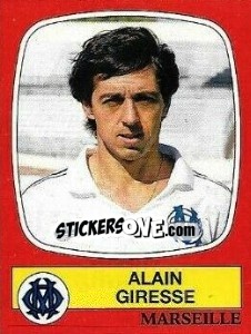 Sticker Alain Giresse - Football France 1986-1987 n. 123 - Panini