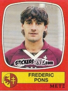 Figurina Frederic Pons - Football France 1986-1987 n. 135 - Panini