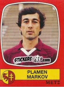Cromo Plamen Markov - Football France 1986-1987 n. 138 - Panini