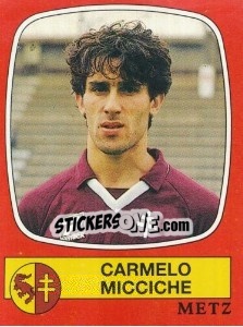 Sticker Carmelo Micciche - Football France 1986-1987 n. 142 - Panini