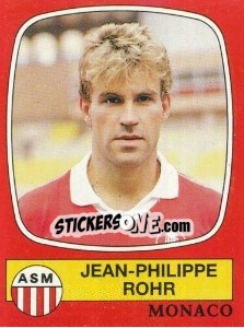 Figurina Jean-Philippe Rohr - Football France 1986-1987 n. 153 - Panini