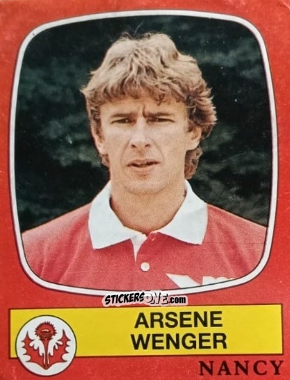 Sticker Arsene Wenger - Football France 1986-1987 n. 161 - Panini