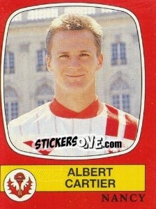 Sticker Albert Cartier - Football France 1986-1987 n. 164 - Panini