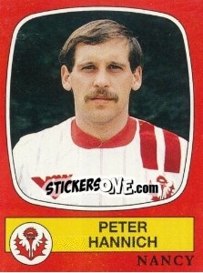 Sticker Peter Hannich - Football France 1986-1987 n. 171 - Panini
