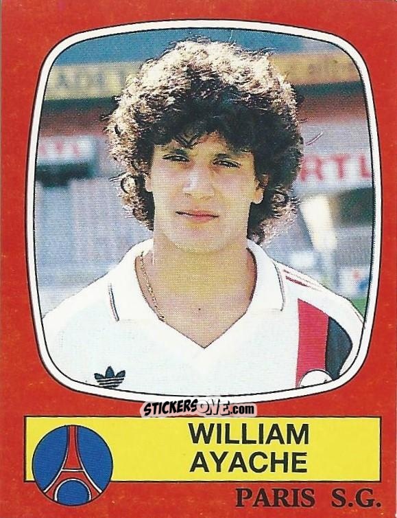 Sticker William Ayache - Football France 1986-1987 n. 211 - Panini