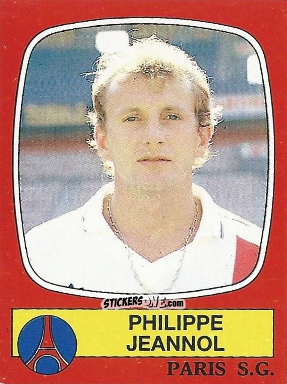 Figurina Philippe Jeannol - Football France 1986-1987 n. 214 - Panini
