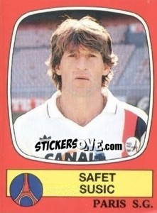 Sticker Safet Susic - Football France 1986-1987 n. 219 - Panini