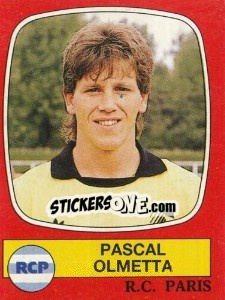 Sticker Pascal Olmetta - Football France 1986-1987 n. 226 - Panini