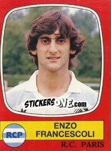 Sticker Enzo Francescoli - Football France 1986-1987 n. 238 - Panini